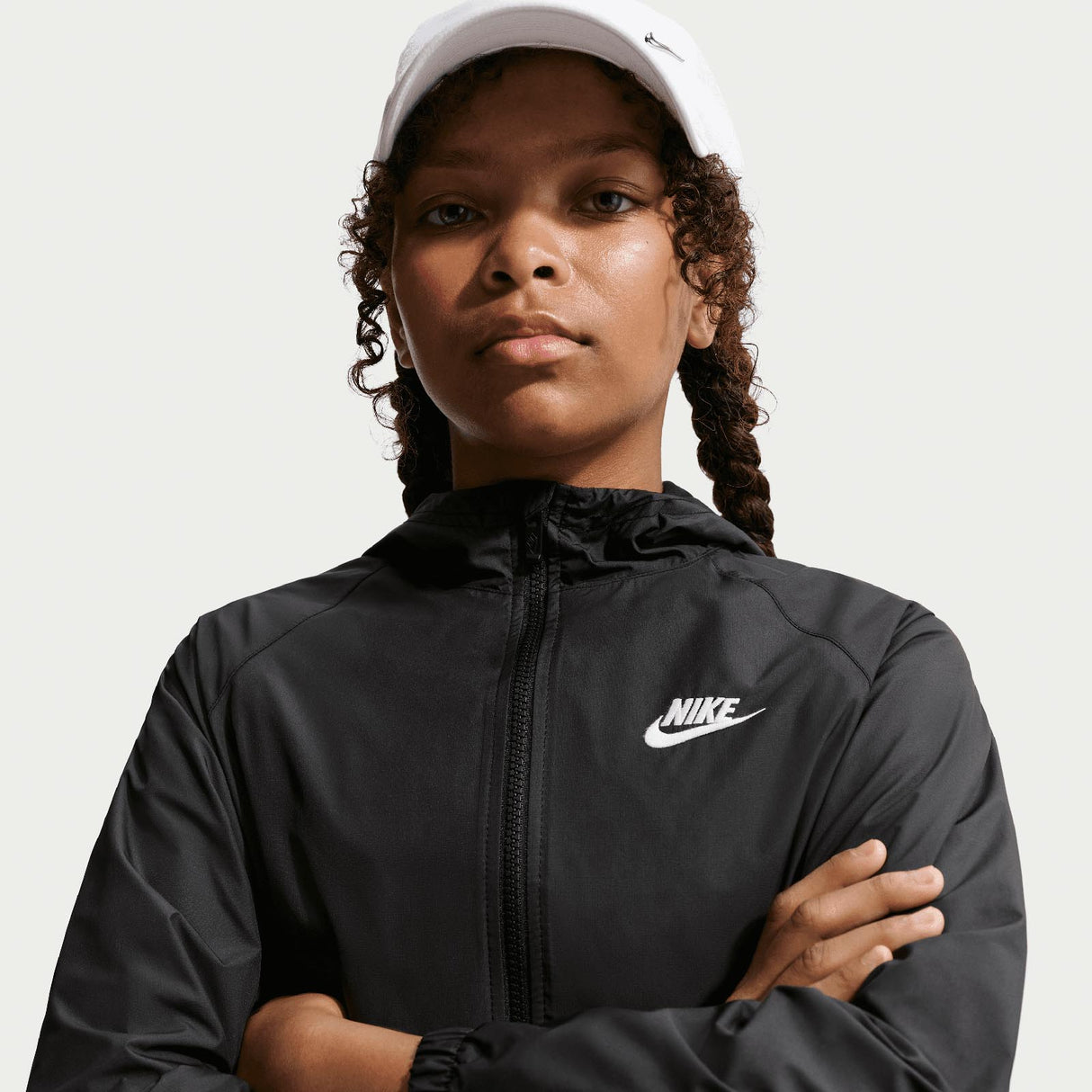 Nike Boys NSW RPL WR Hooded Jacket Black