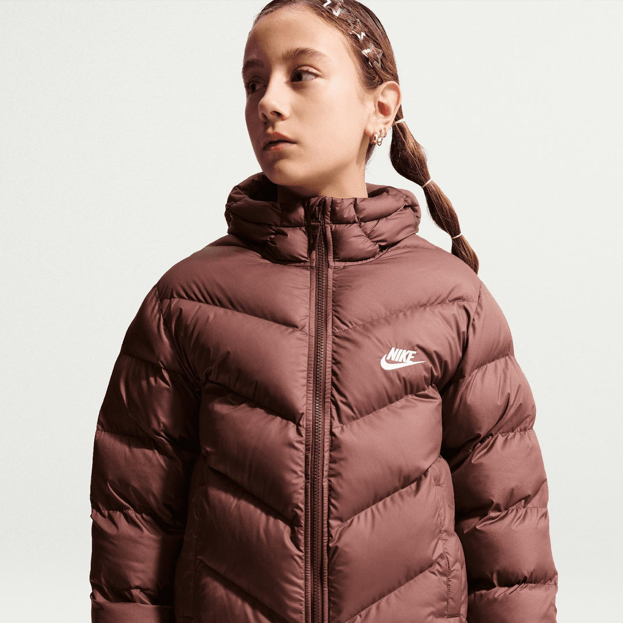 Nike K NSW TF ADP Puffer Jacket Maroon