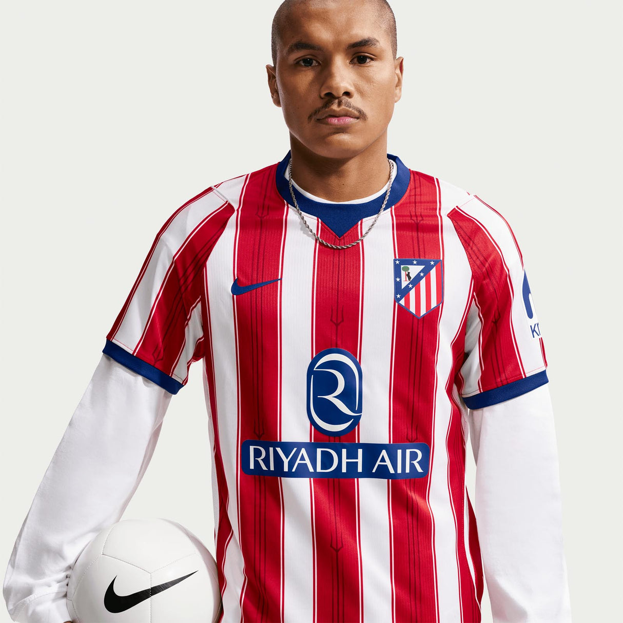 Nike Atlético Madrid 2026/27 Stadium Home Mens Dri-FIT Soccer Replica Jersey