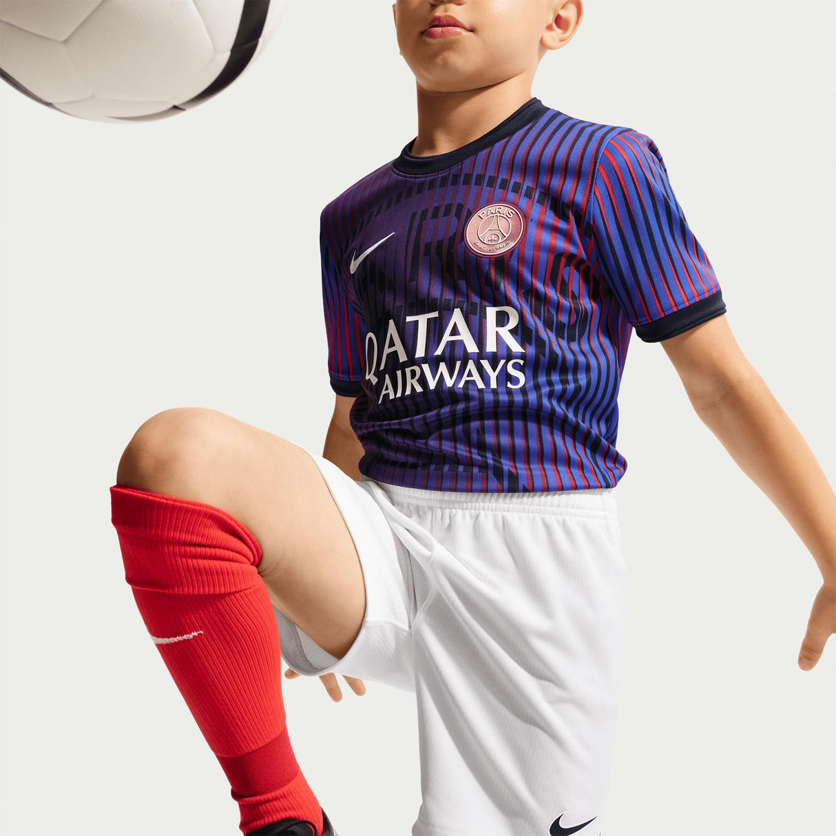 Nike PSG 26 Kids Away Short White