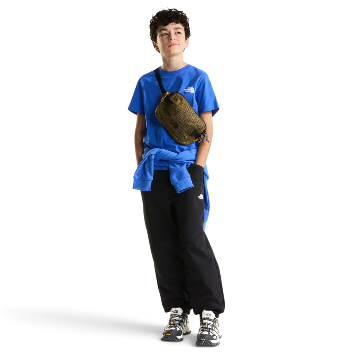TNF Teen Evolution Box NSE SS Tee Blue