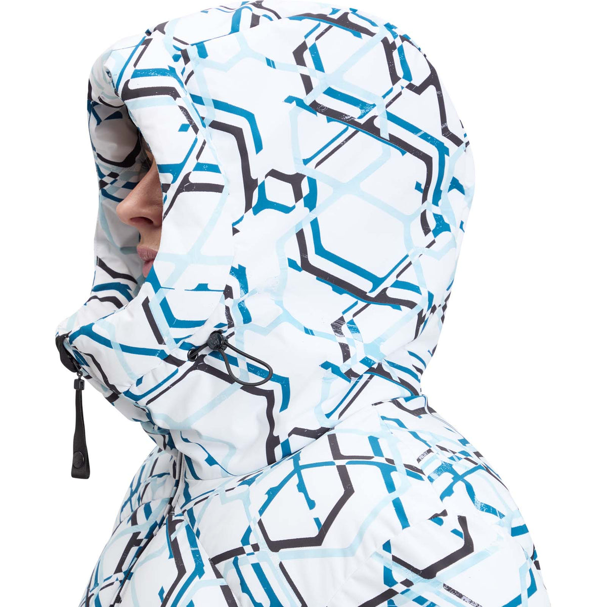 McKinley Sophi Womens Full-Zip Padded Slim-Fit Ski Jacket