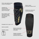 G Form Pro-S Elite X Shin Guard Black
