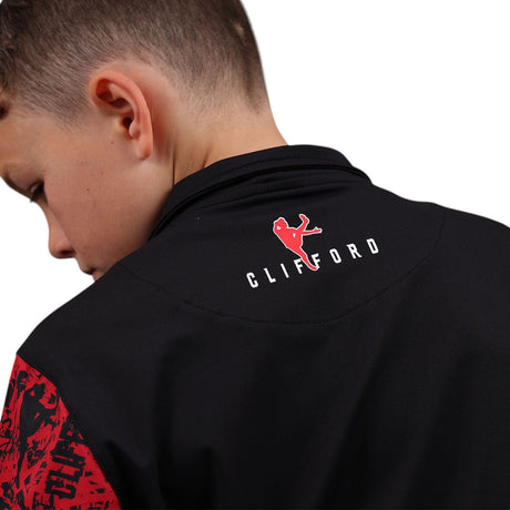 McKeever Clifford Kids Q Zip Top Black