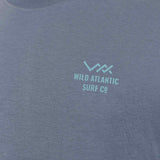 Wild Atlantic Surf Co Atlant Box Tee Blu