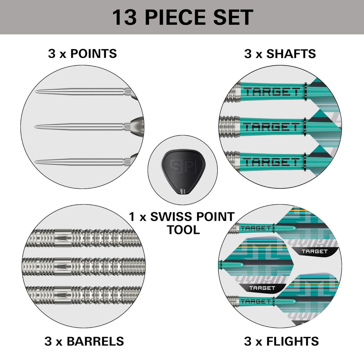 Target Hydro 01 SP 24G Steel Tip Dart