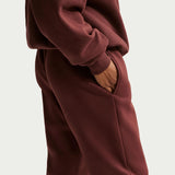 NIKE WMS STDO FLC MW MR CFT PANT Maroon