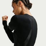 NIKE WMS NP SCULPT LS TOP GG Black