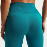 NIKE WMS NP DF SMLS HR 7/8 TIGHT Green
