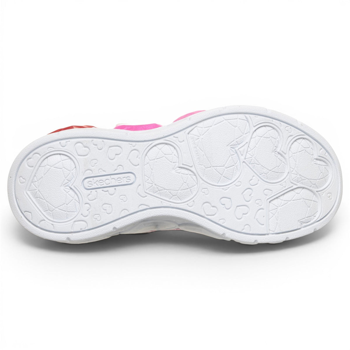 Skechers Enchanted Heart Lights Jr G Gry