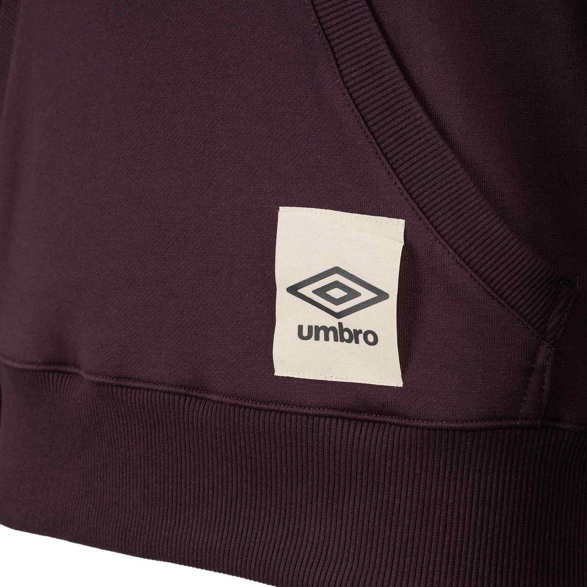 Umbro Relaxed Hoodie Maroon