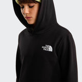 TNF GIRL TEEN DOME LIGHT HOODIE Black