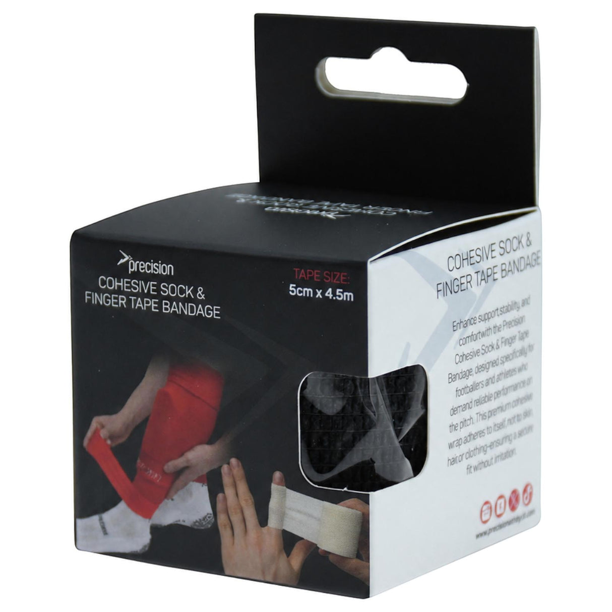 Precision Cohesive Sock Tape Black