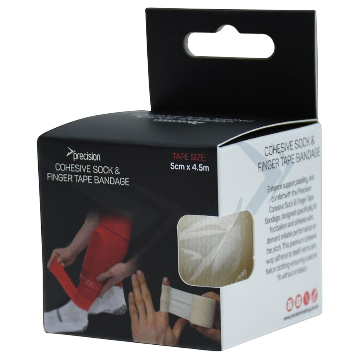 Precision Cohesive Sock Tape White