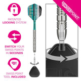 Target Hydro 02 Swiss Point 90% Tungsten 23G Steel Tip Darts