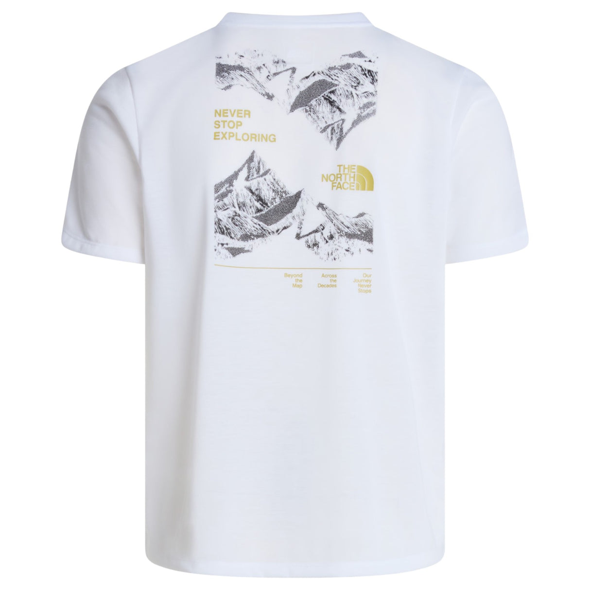 TNF Mens Foundation Mount SS Tee White