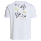 TNF Mens Foundation Mount SS Tee White
