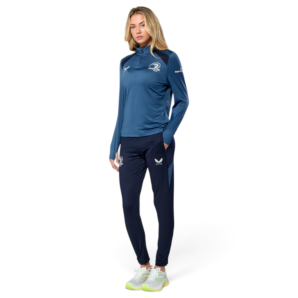 Castore Leinster 26 Women Mid QZ Top Nvy