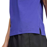 adidas Womens V Neck Tee Purple
