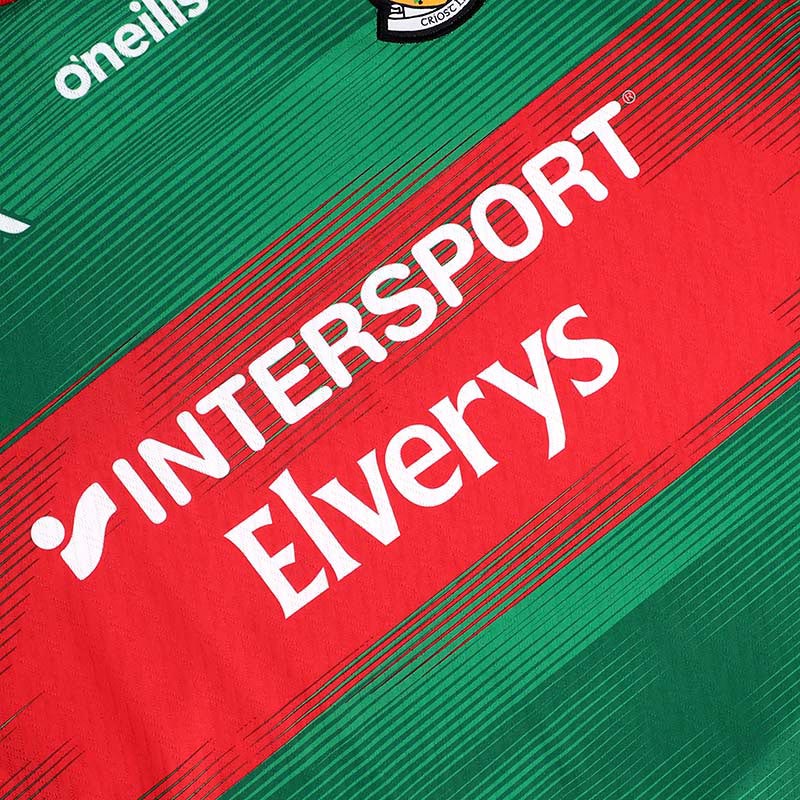 O'Neills Mayo 27 Home Wmns Fit Jersy Grn