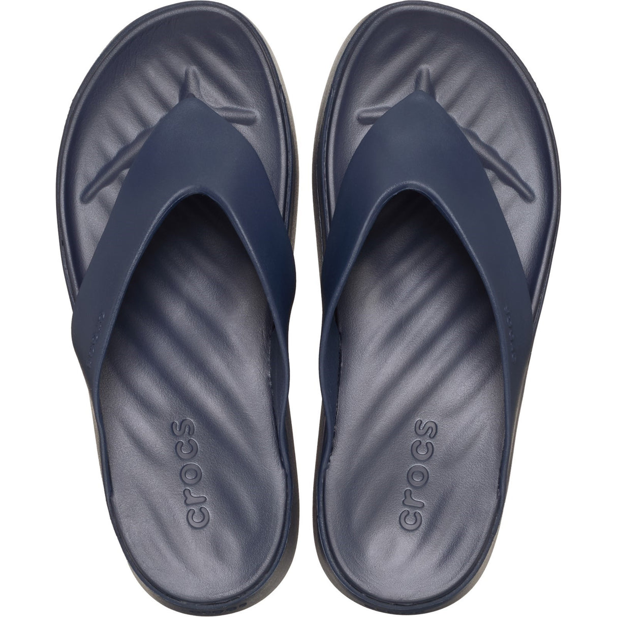 Crocs Getaway Platform Toe Post Ladies Summer Navy
