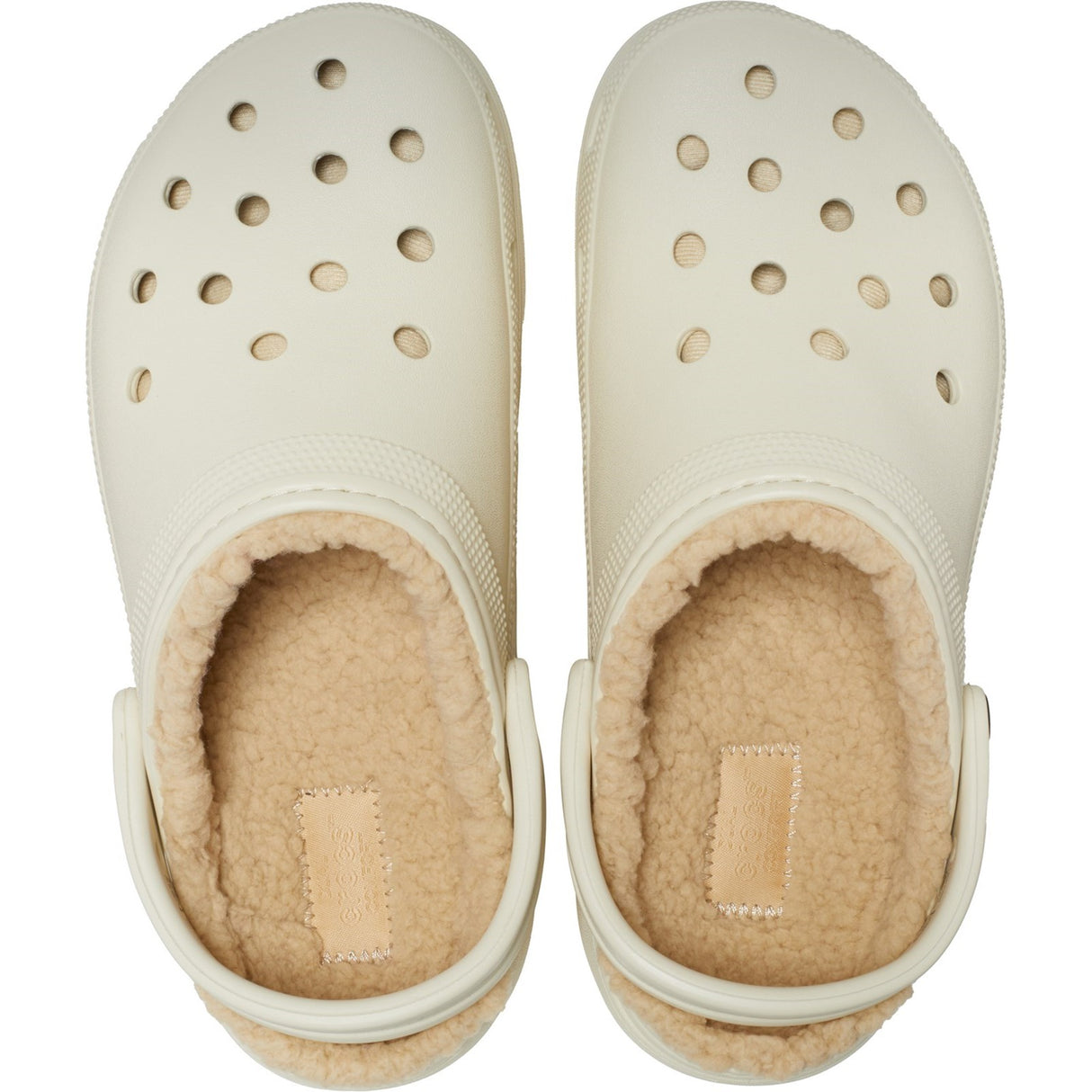 Crocs Classic Platform Lined Classic Ladies Slippers Bone