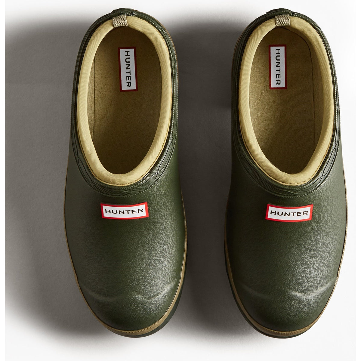 Hunter Womens Gardener Clogs Dark Olive