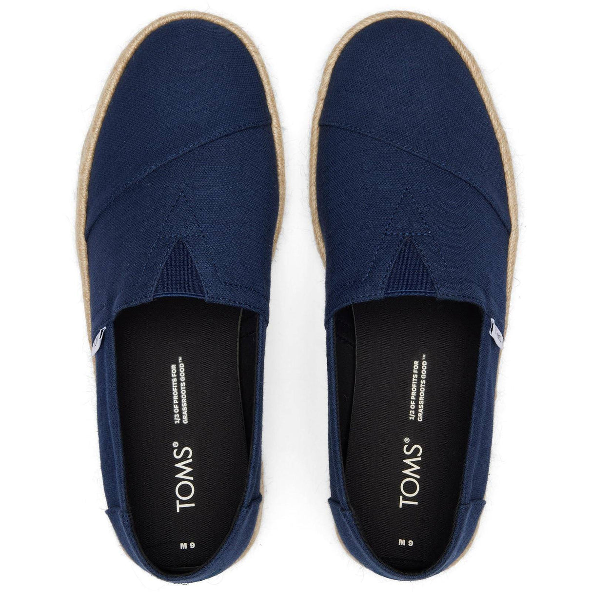 TOMS Mens Alpargata Rope 2.0 Shoe Navy