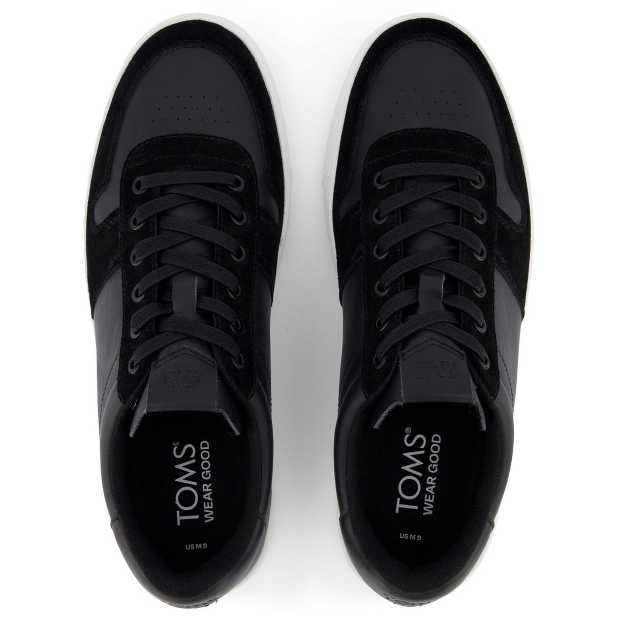 TOMS Mens TRVL LITE Court Trainer Black