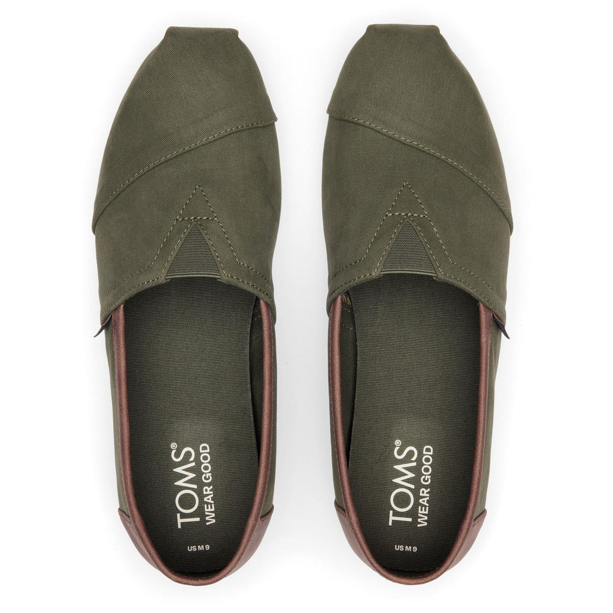 TOMS Mens Alpargata Classic Shoe Dark Sage