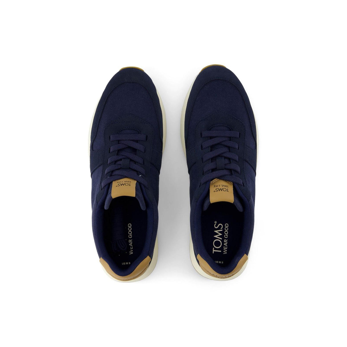 TOMS Mens TRVL LITE Retro Trainer Navy