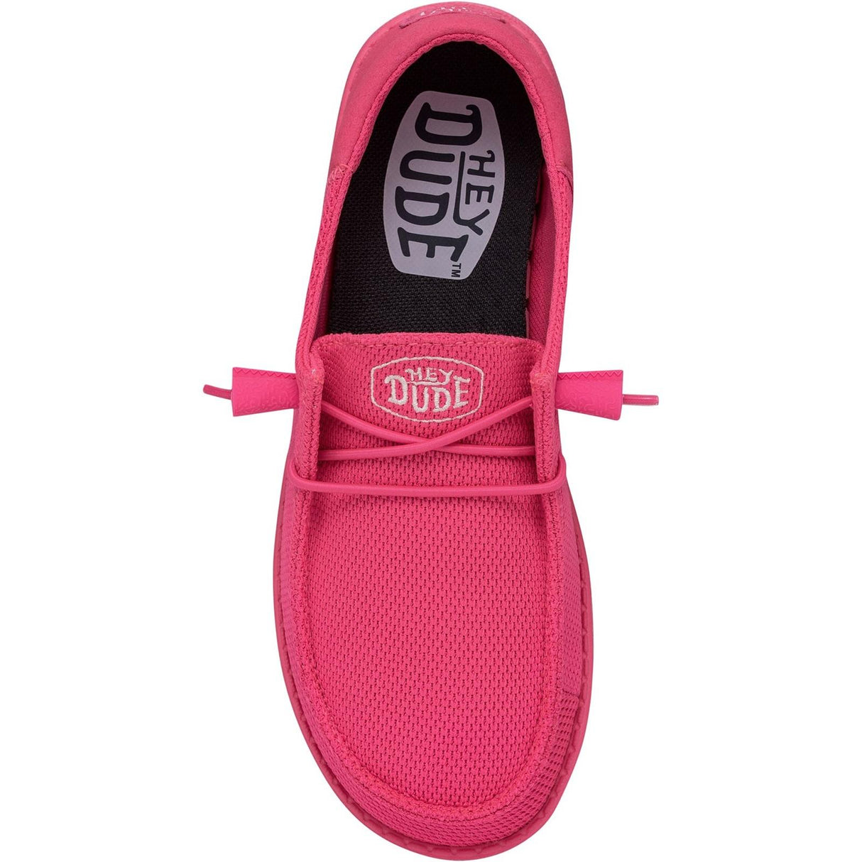 HEYDUDE Womens Wendy Funk Mono Shoes Electric Pink