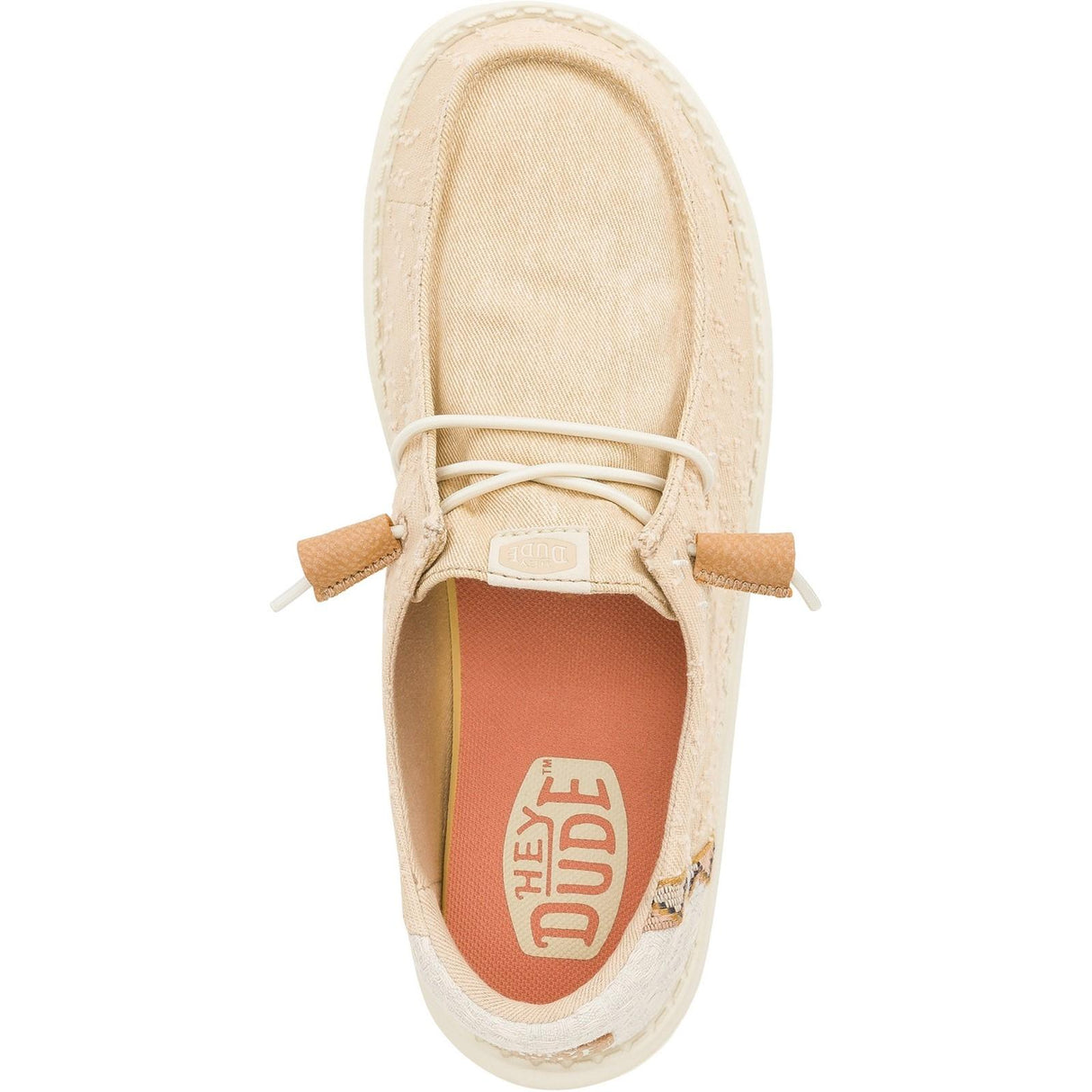 HEYDUDE Womens Wendy Crafted Boho Shoes Tan