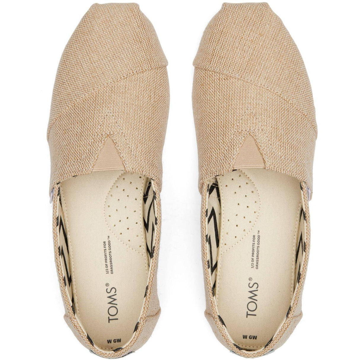 TOMS Womens Alpargata Shoe Natural
