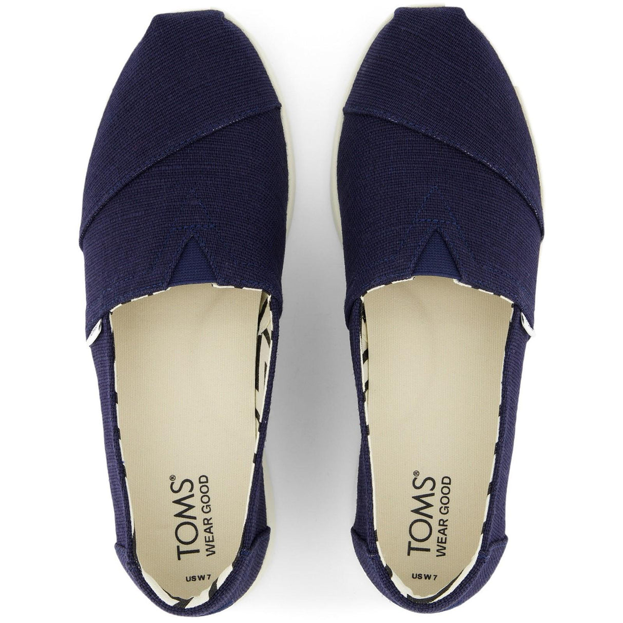 TOMS Womens Alpargata Plus Shoe Navy