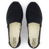 TOMS Womens Alpargata Plus Shoe Black/Black