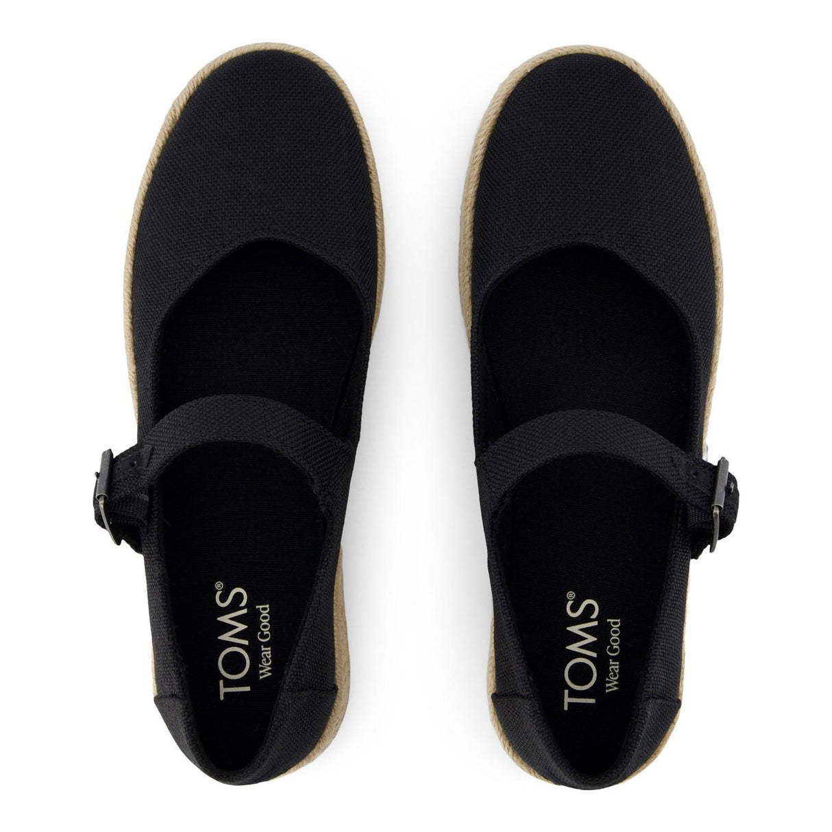 TOMS Womens Carolina Mary Jane Shoe Black
