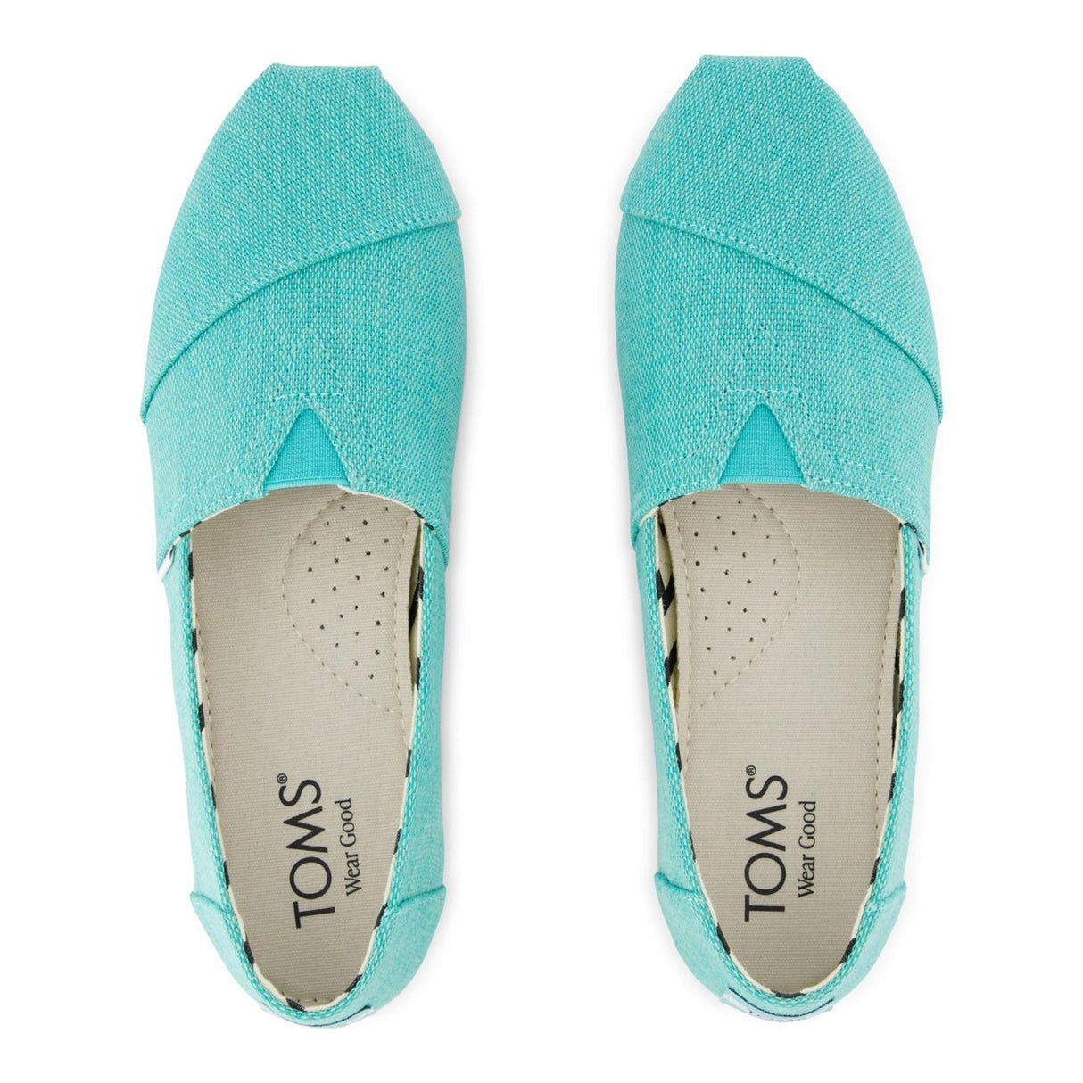 TOMS Womens Alpargata Classic Shoe Aqua