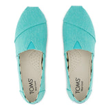TOMS Womens Alpargata Classic Shoe Aqua