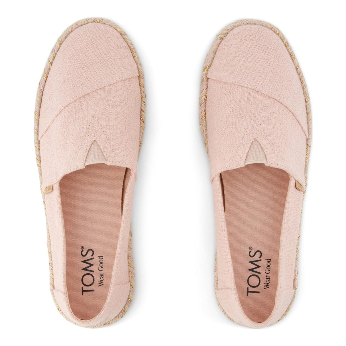 TOMS Womens Alpargata Rope 2.0 Shoe Pale Rose