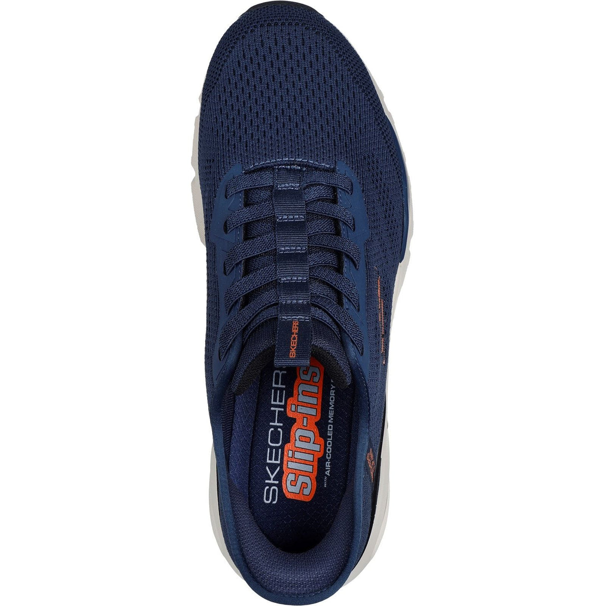 Skechers Mens Skech-Air Ventura Vanderway Shoes Navy/Orange