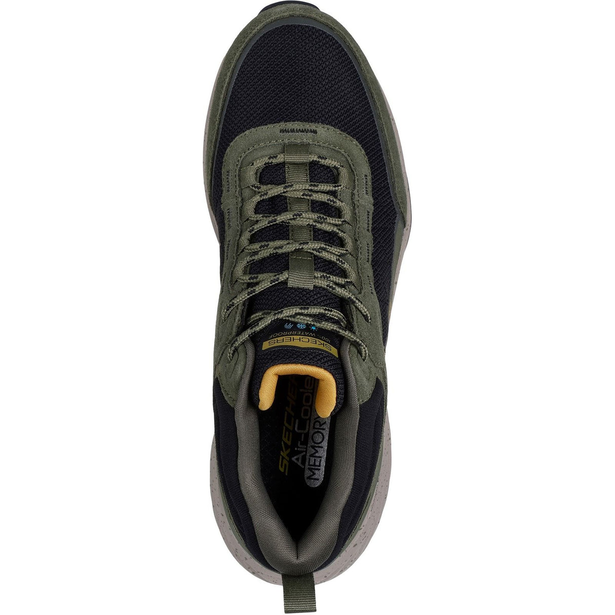 Skechers Mens Bounder Rse Hiking Boots Olive/Black