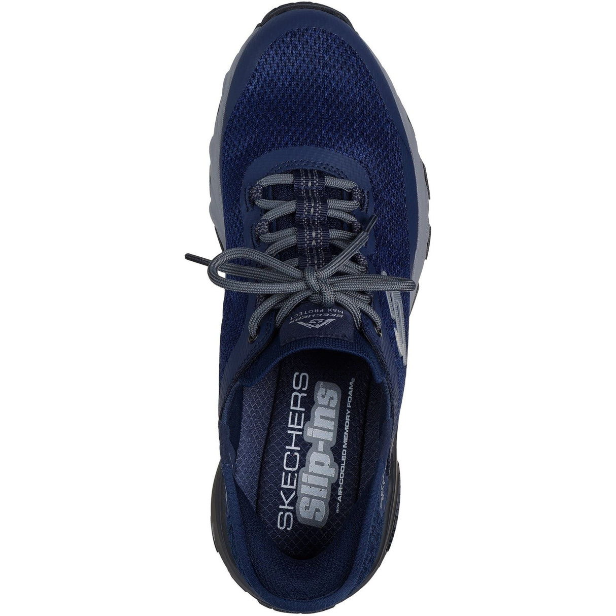 Skechers Mens Max Protect Assembly Hiking Shoes Navy