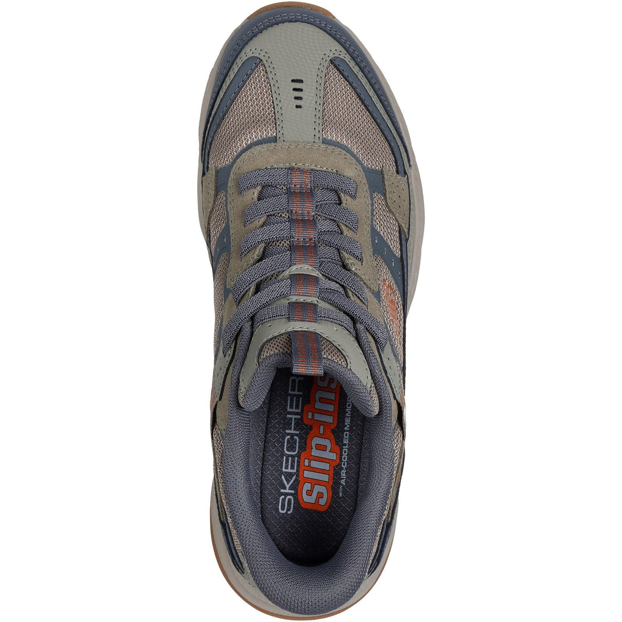 Skechers Mens Vigor AT Hiking Shoes Olive/Grey
