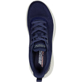 Skechers Womens Bobs Squad Waves Shoes Navy