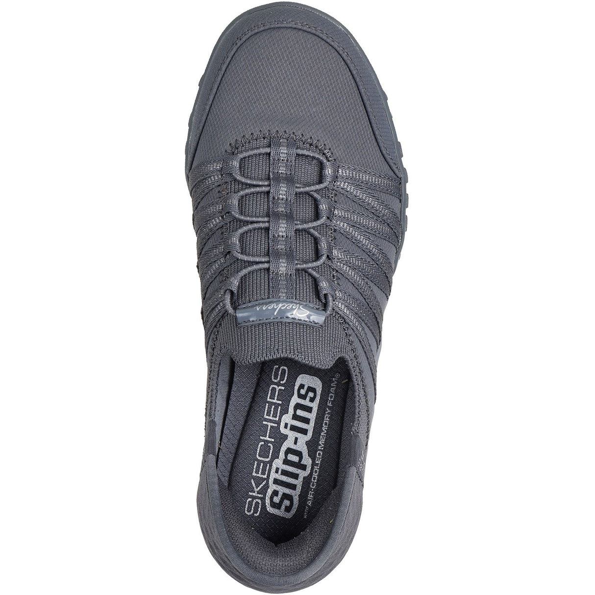 Skechers Womens Breathe-Easy - Roll-With-Me Shoe Charcoal