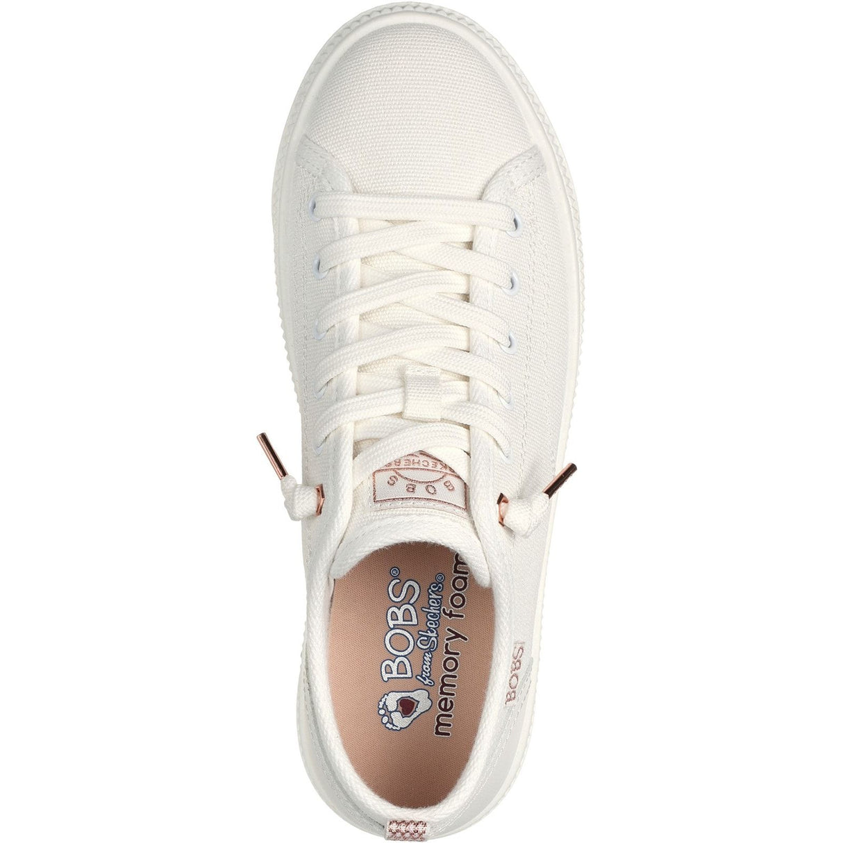 Skechers Womens BOBS Copa Trainers Off White