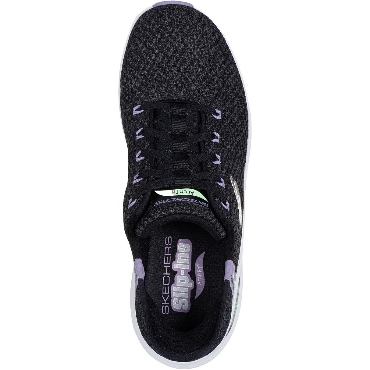 Skechers Womens Arch Fit 2.0 Good Energy Trainers Black/Multi