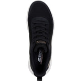 Skechers Womens Bobs Squad Waves Still Wading Trainers Black