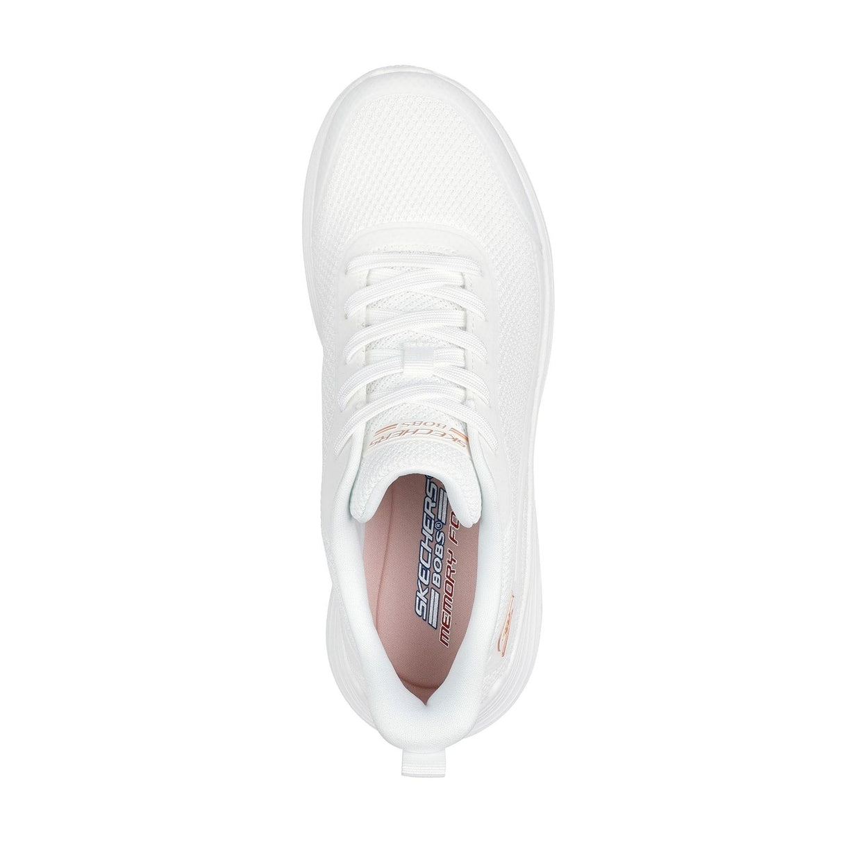 Skechers Womens Bobs Squad Waves Still Wading Trainers White